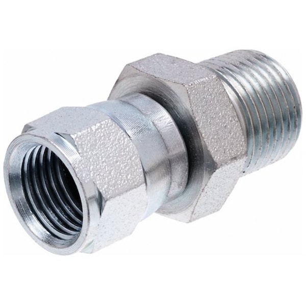 Gates Female Jic 37 Flare Swivel To Male Pipe Coupl/Adapter, G60520-0808 G60520-0808 - main
